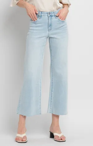 Olivia High Rise Weit geschnittene Crop Jeans - Schlussverkauf 25% Rabatt im Warenkorb