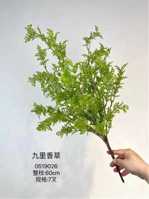 Orange jasmine leaf murraya artificial flower bouquet  