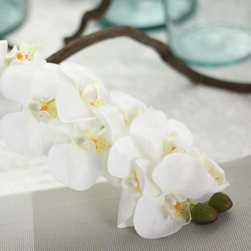 Orchid 7 Heads Artificial Silk Flower Stem ORCHID032-034,dried artificial flower