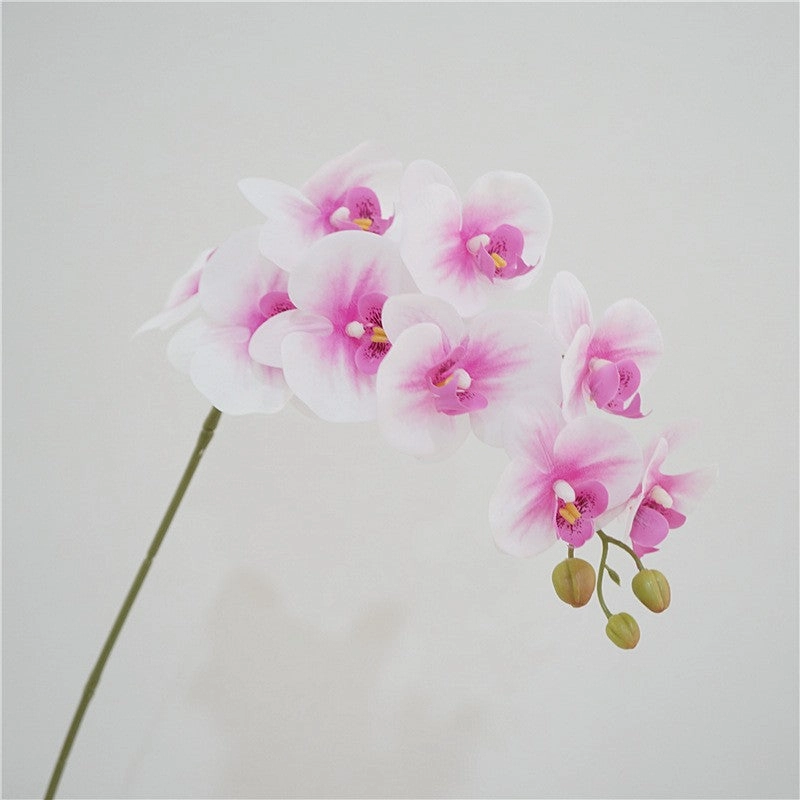 Orchid 9 heads Phalaenopsis Butterfly Real Touch Artificial Silk Flower Stem ORCHID039-041