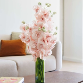 Orchide papillon en papier vieux rose,mother's day bouquet