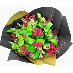 Orchids In The Wild,realistic flower bouquet 