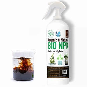Organic Liquid Bio NPK Fertilizer With Free Spray Bottle,potted plant decor