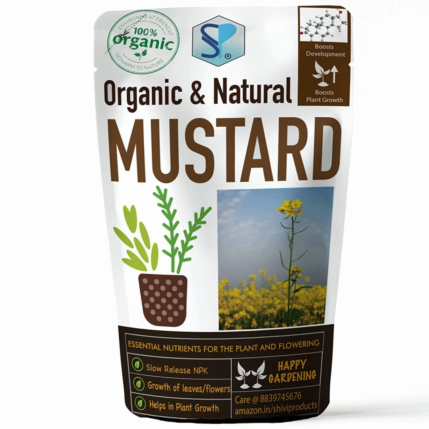 Organic Mustard Cake Powder