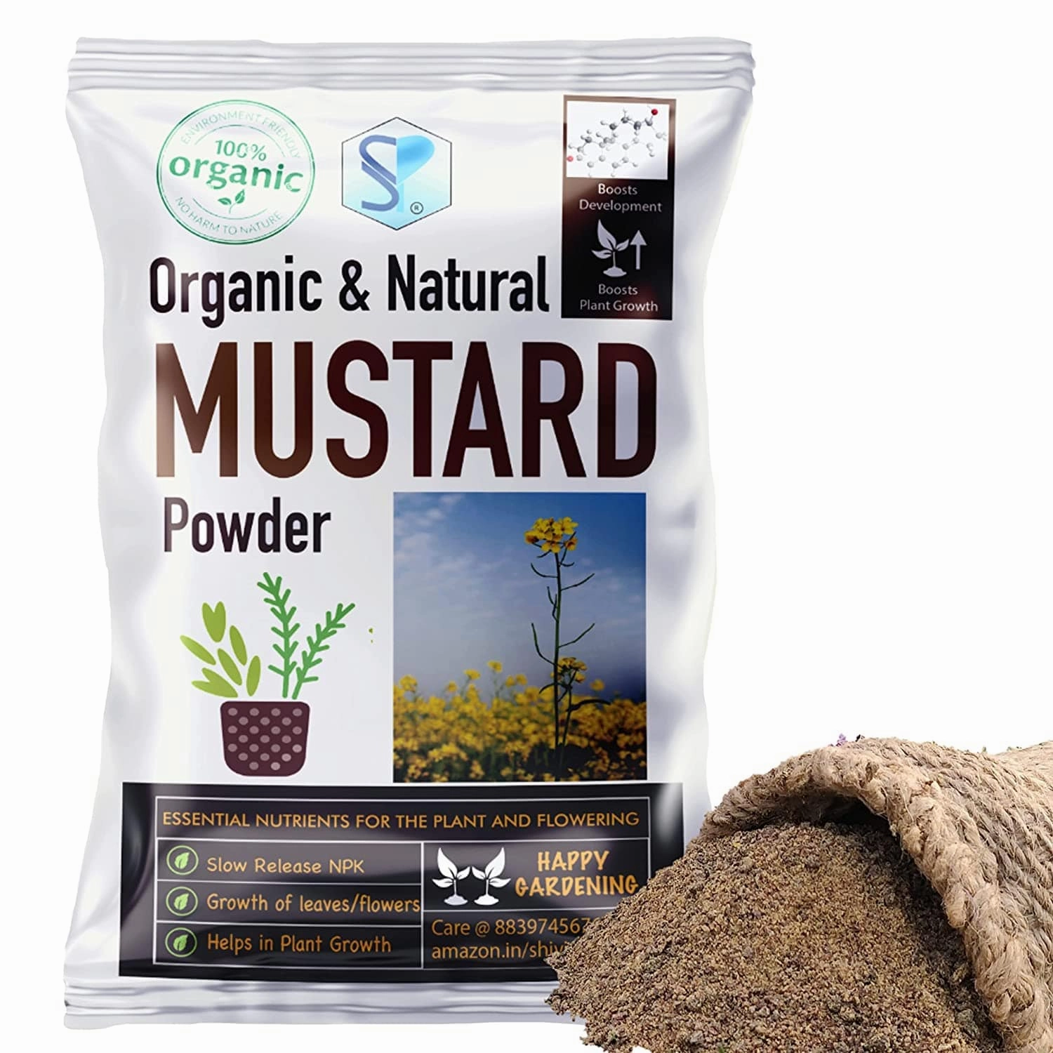 Organic Mustard Cake Powder