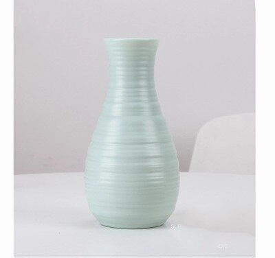 Origami Plastic Vase White Imitation