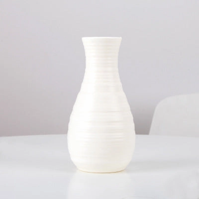 Origami Plastic Vase White Imitation