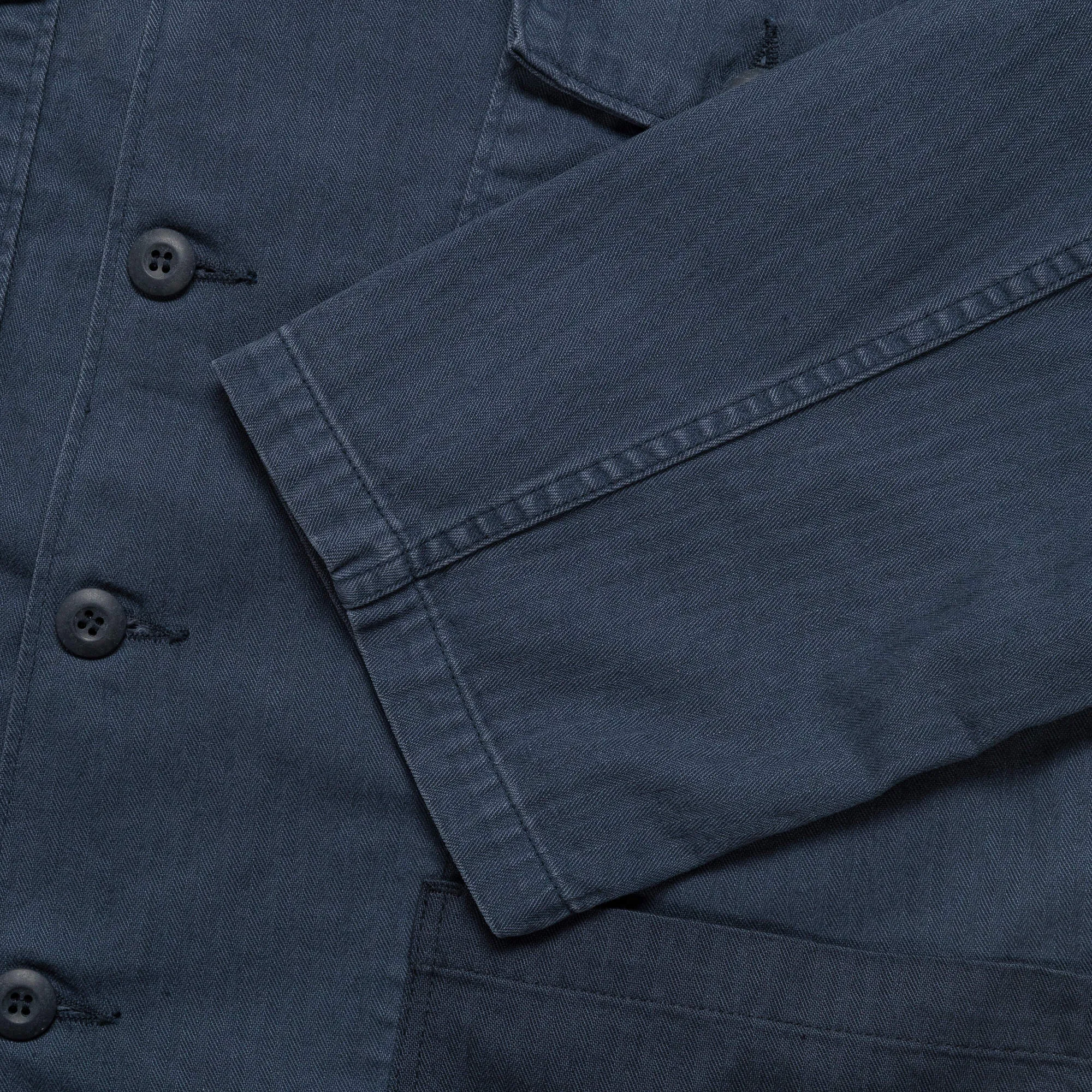 orSlow Clothing 4-Taschen US-Armee Hemdjacke - Marineblau