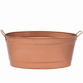 Oval Copper-Plated Tub,planting accessories kit