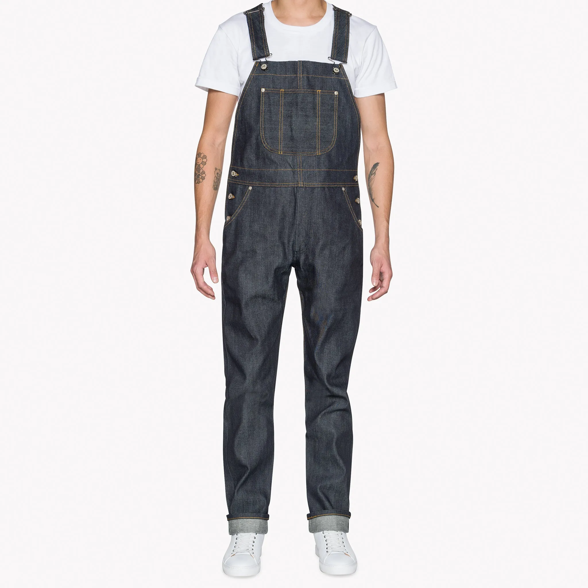 Overalls - Linksköperiger Webkantenstoff