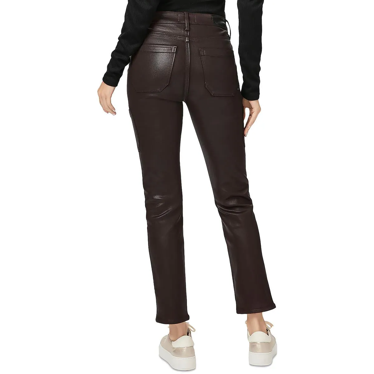 Paige Damen Jolie Beschichtete Cargo-Jeans