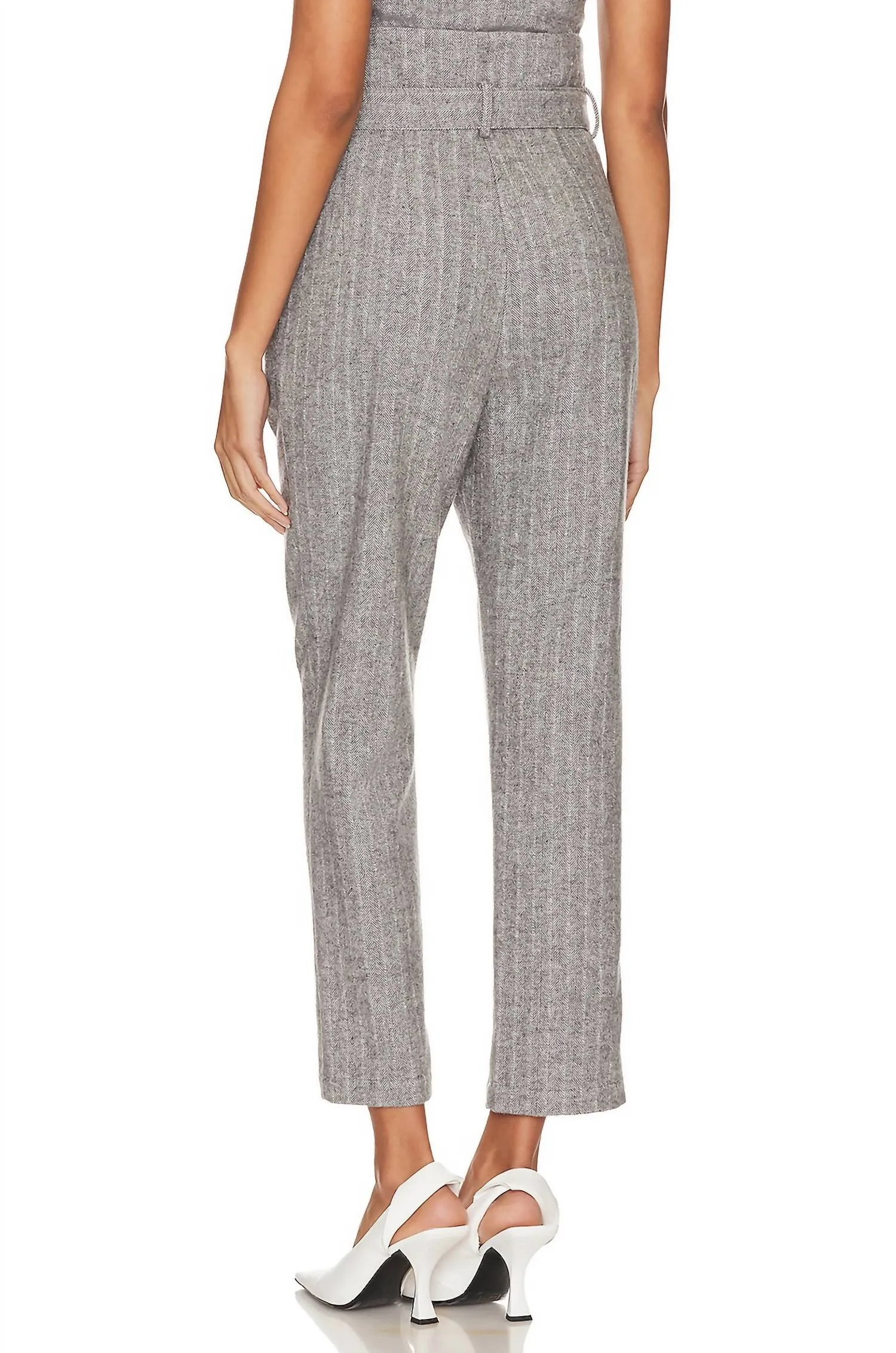 Paola Pant in Heidgrau