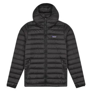 Patagonia Daunen-Sweater-Hoody-Jacke Schwarz