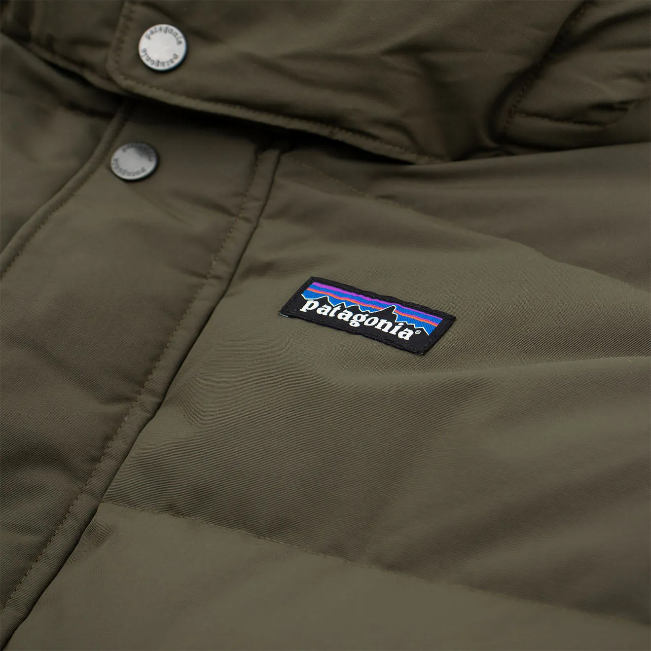 Patagonia Downdrift Jacket Basin Grün