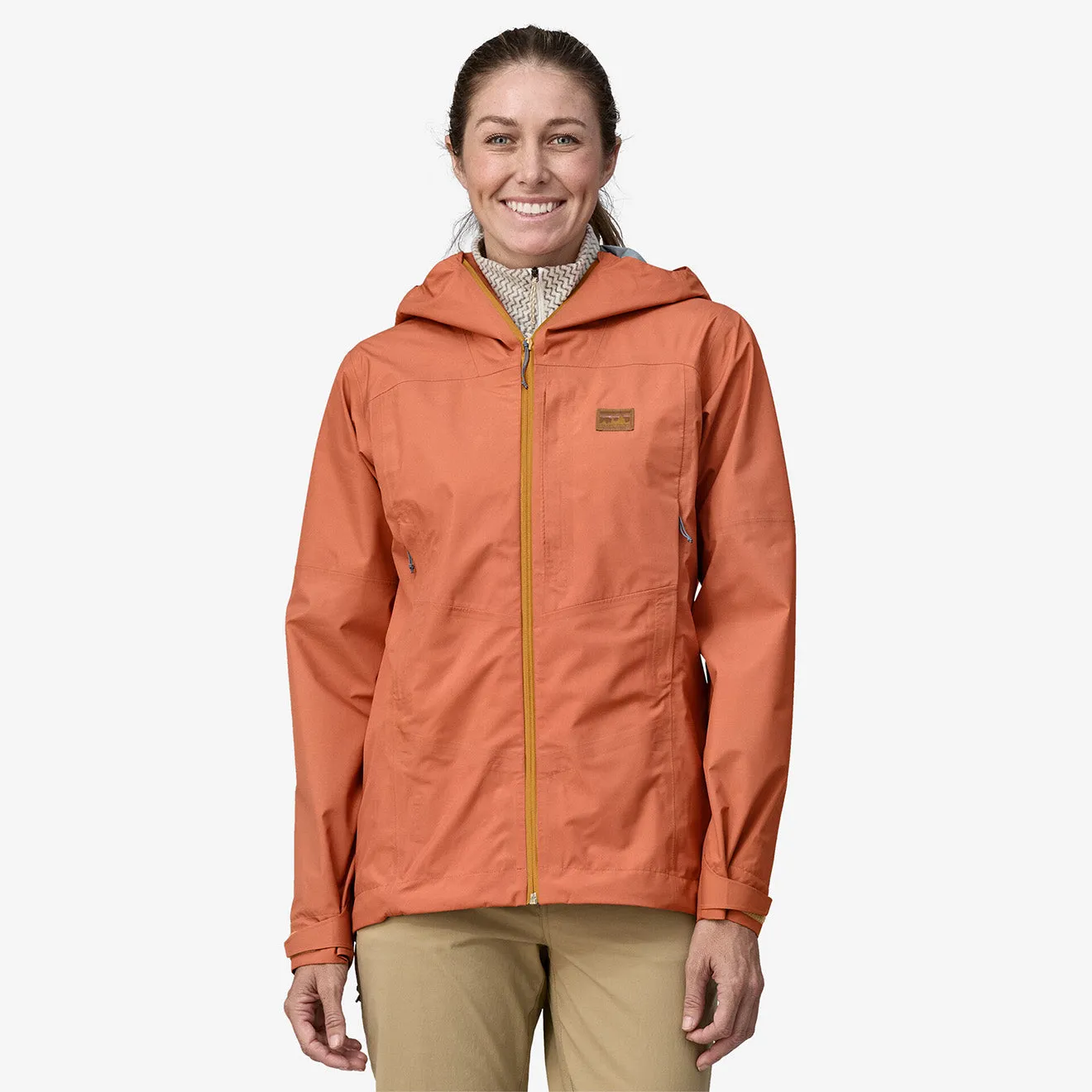 Patagonia Damen Boulder Fork Regenjacke Sienna Clay