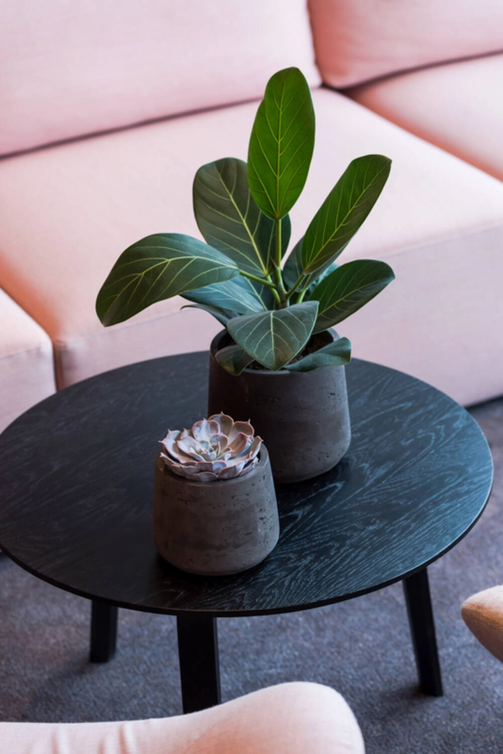 Patt Pot Black Washed Medium