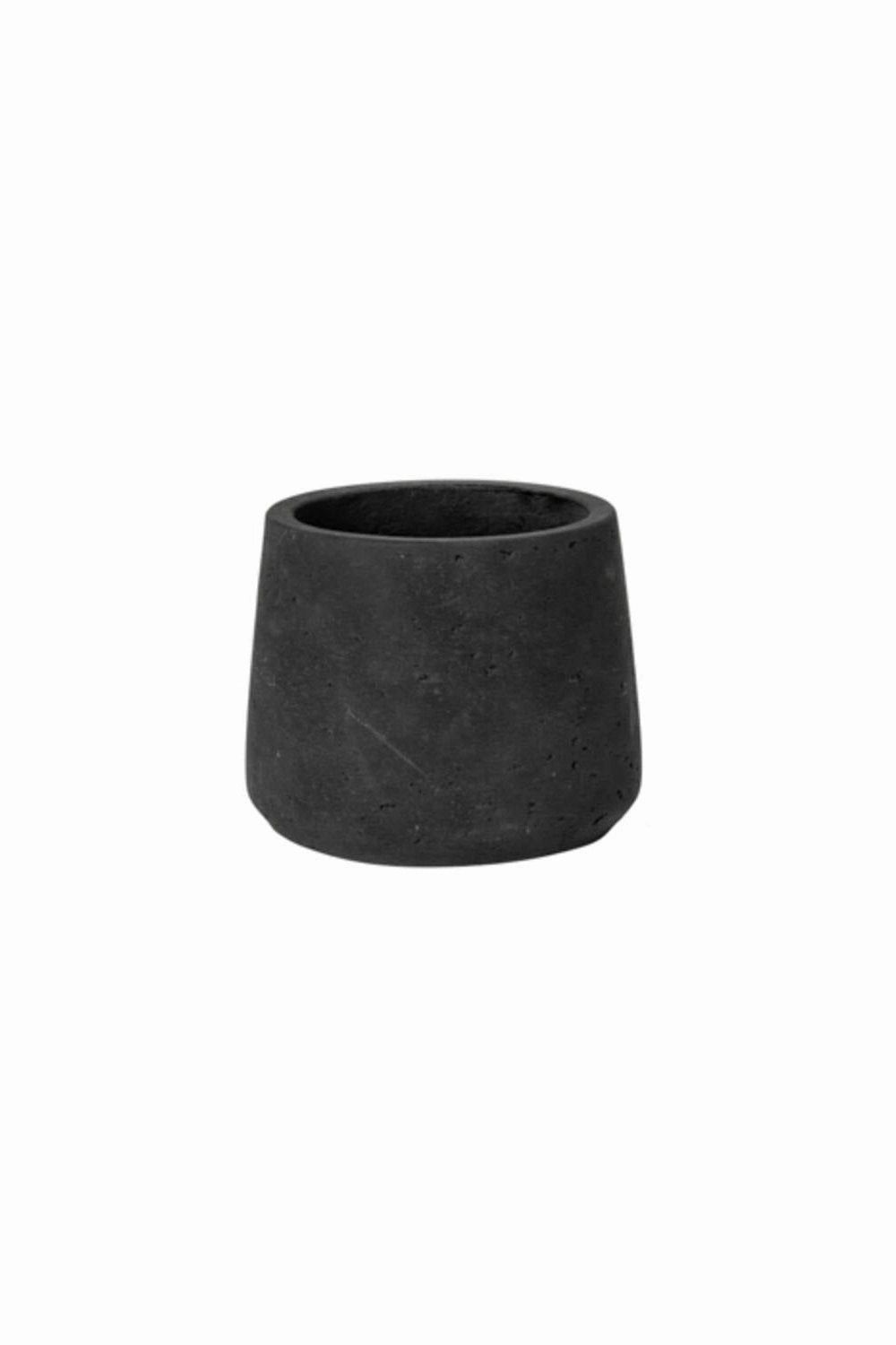 Patt Pot Black Washed Small,indoor flower container