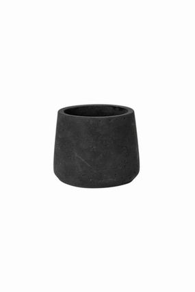 Patt Pot Black Washed Small,indoor flower container
