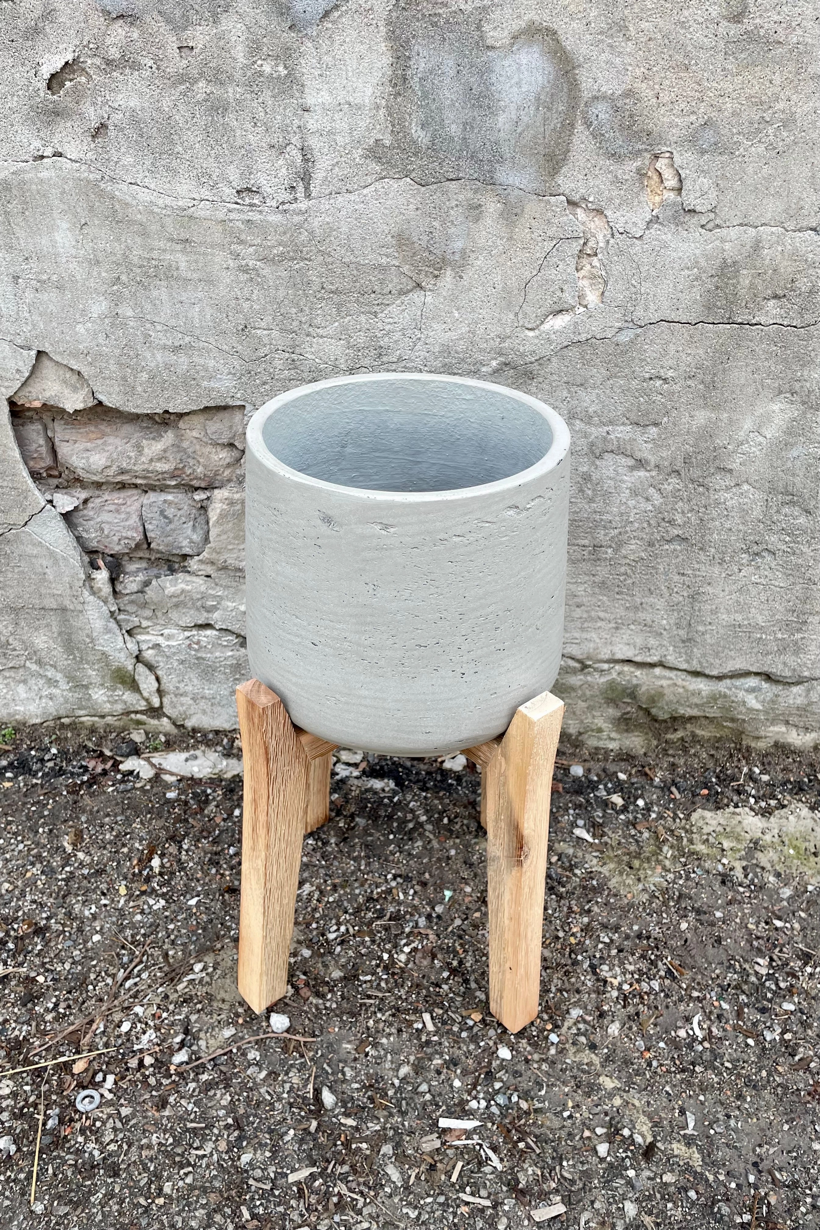 Patt Pot w/ High Feet Grey Washed XL