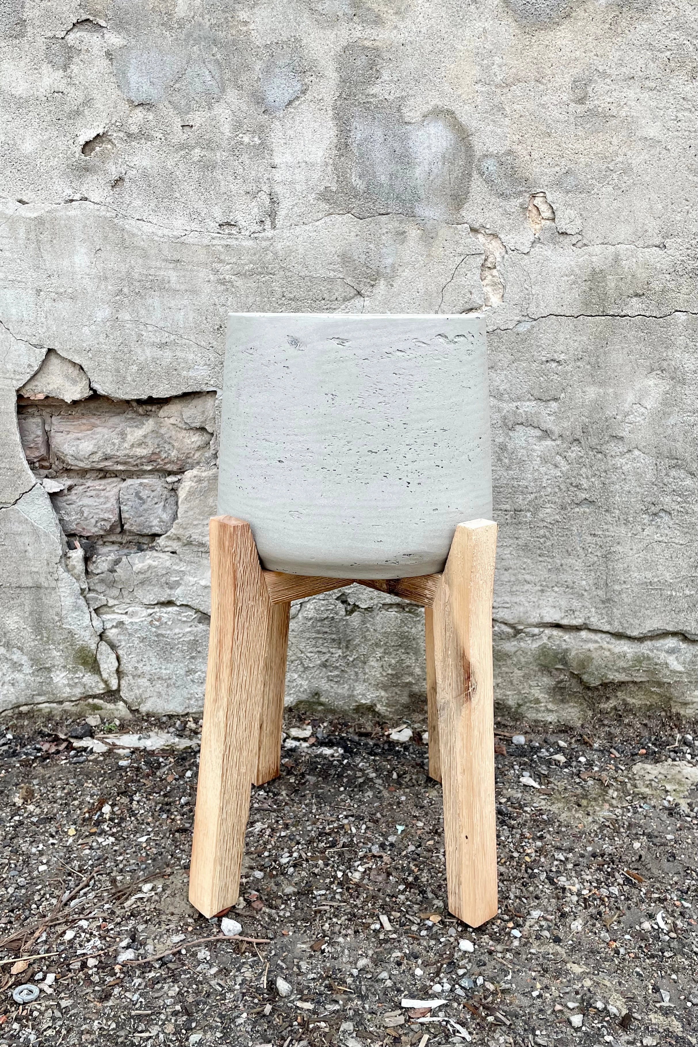 Patt Pot w/ High Feet Grey Washed XL