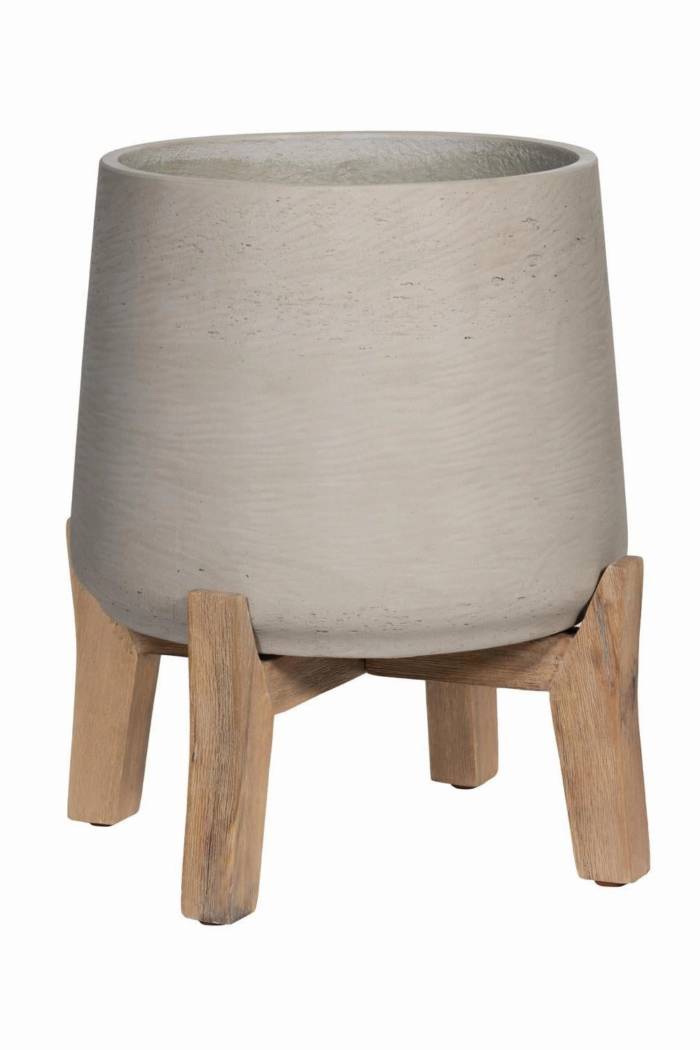 Patt Pot w/ Low Stand Grey Washed XL