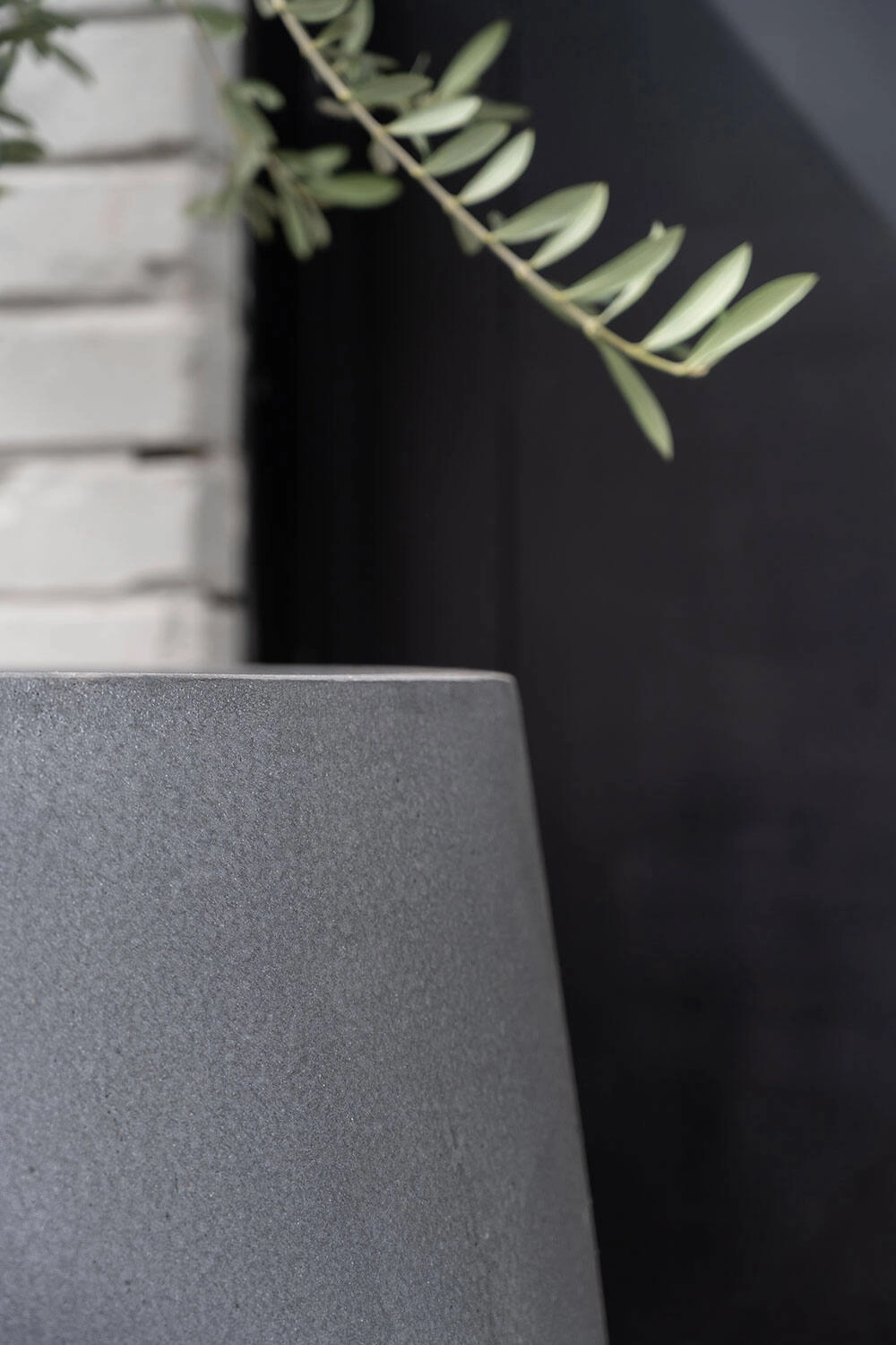 Pax Pot Fiberstone Grey Medium