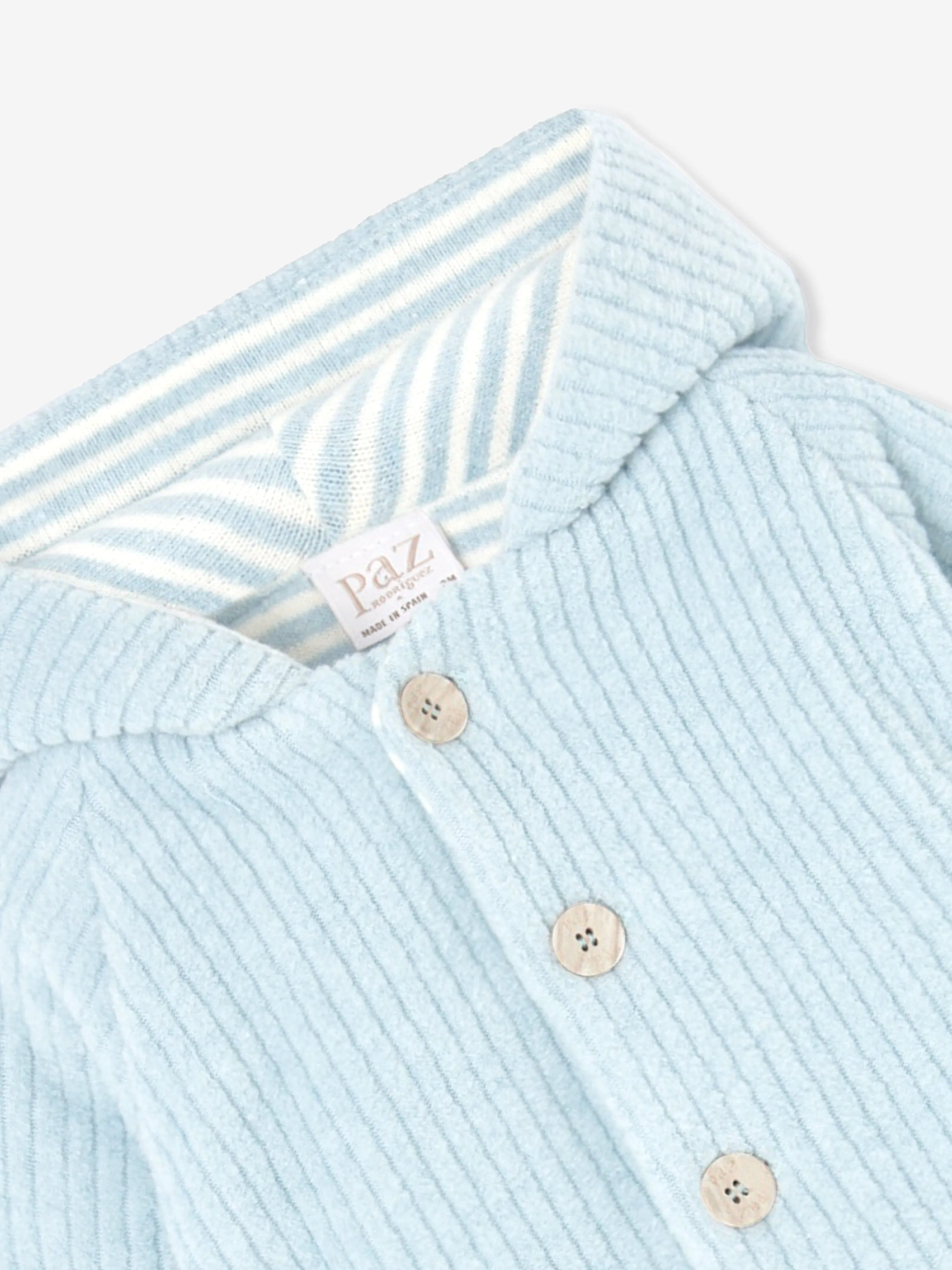 Paz Rodriguez Baby Boys Hasenohren-Mantel in Blau