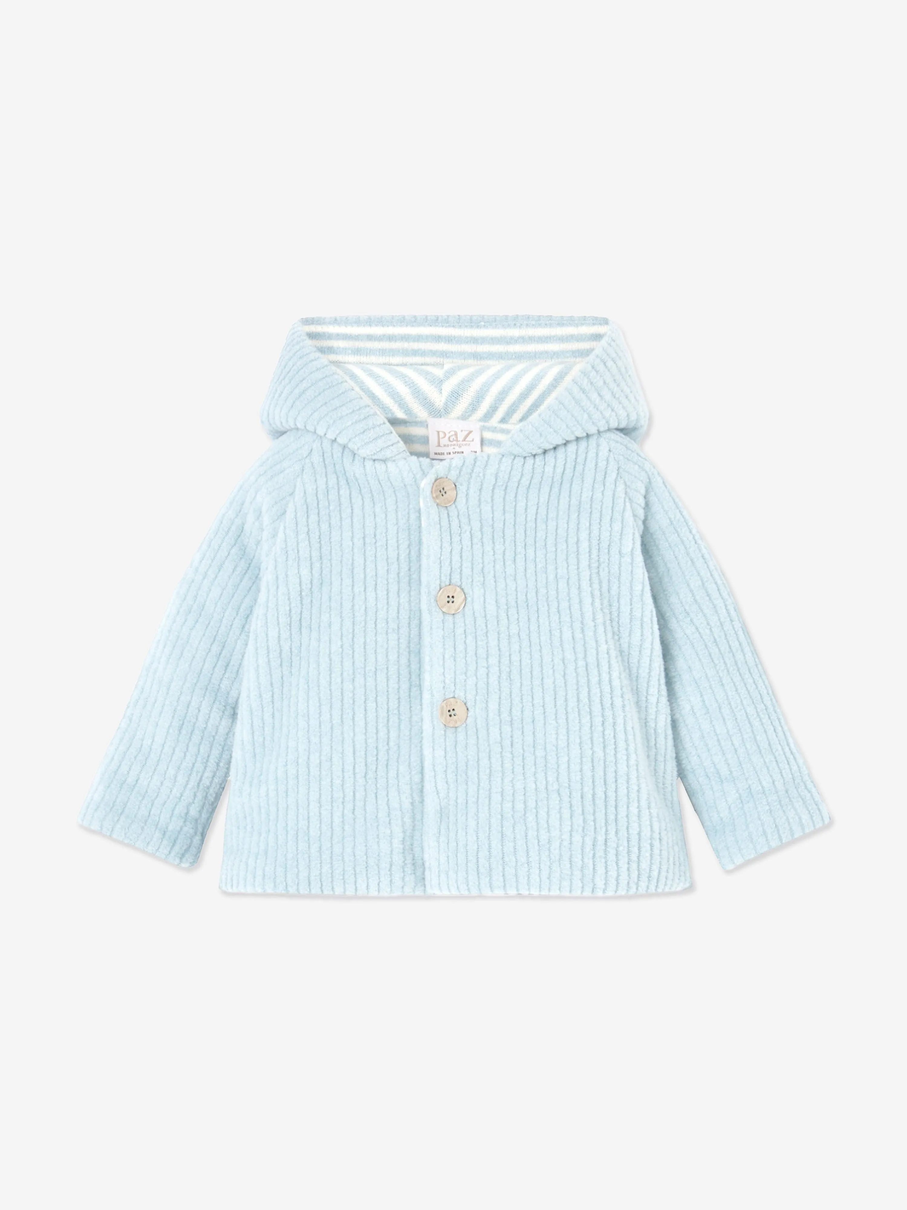 Paz Rodriguez Baby Boys Hasenohren-Mantel in Blau