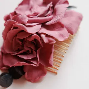 Peigne Garance,artificial single flower