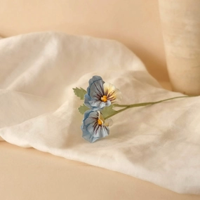 Penses en papier bleu,mother's day bouquet
