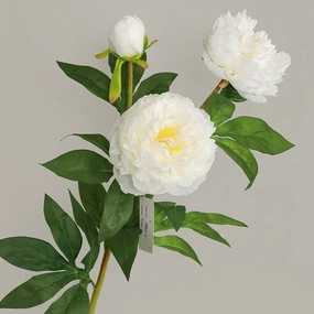 Peony 3 Heads Artificial Silk Flower Stem 5 color Selections,dried artificial flower