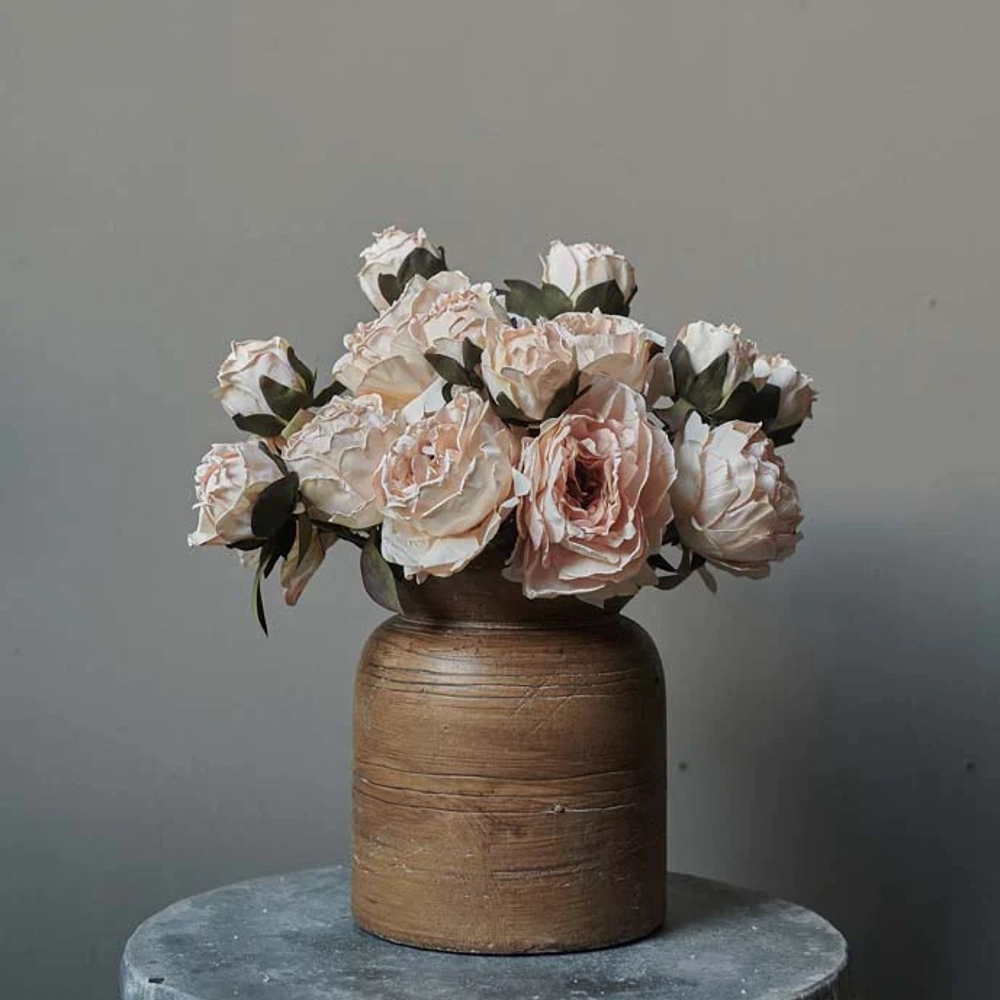 Peony Blush Stem 55cm