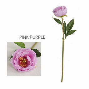 Peony Single Heads Artificial Flower Lilac PEONY0012,dried artificial flower