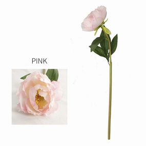 Peony Single Heads Artificial Flower Pink PEONY0010,dried artificial flower