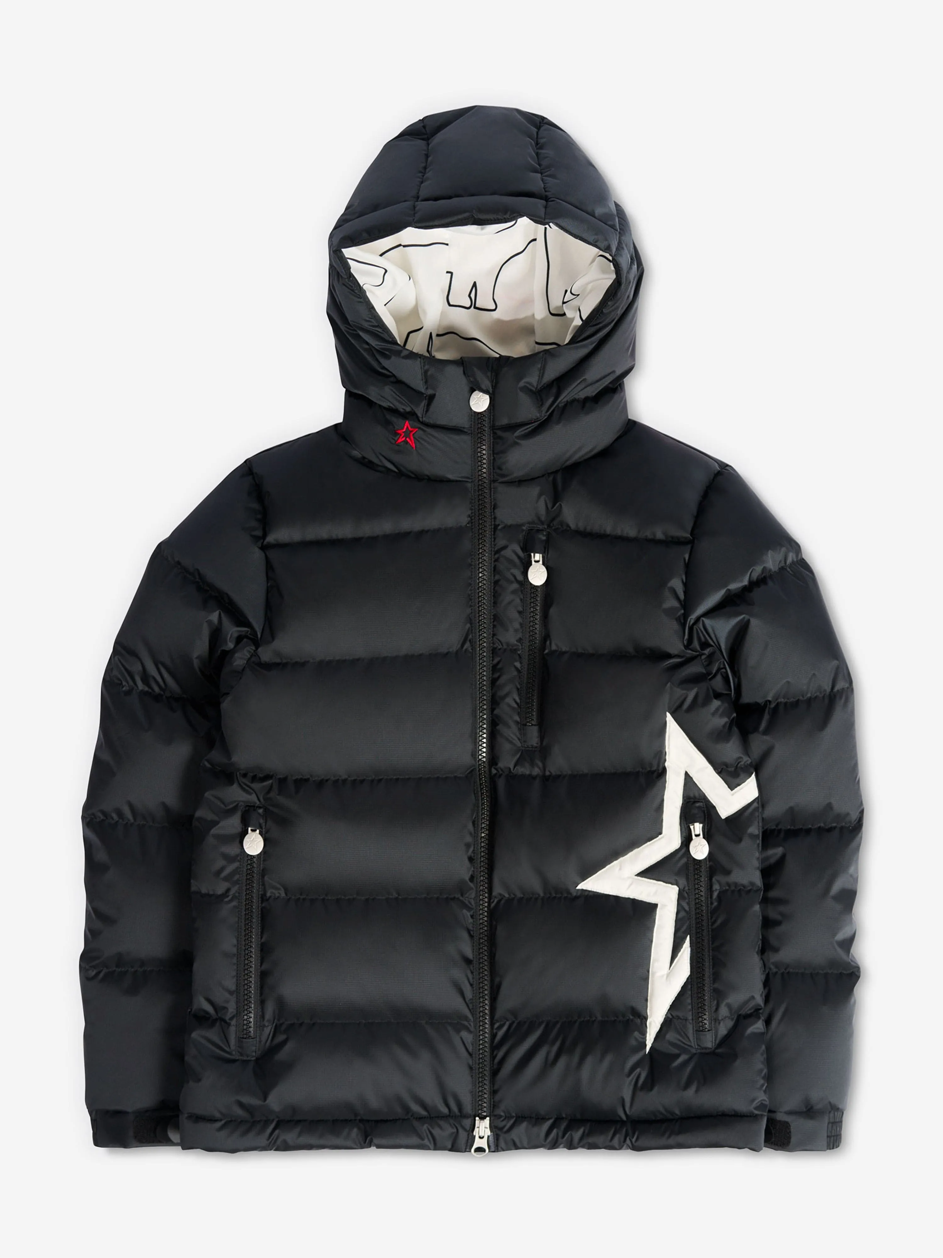 Perfect Moment Kids Super Mojo Daunenjacke in Schwarz