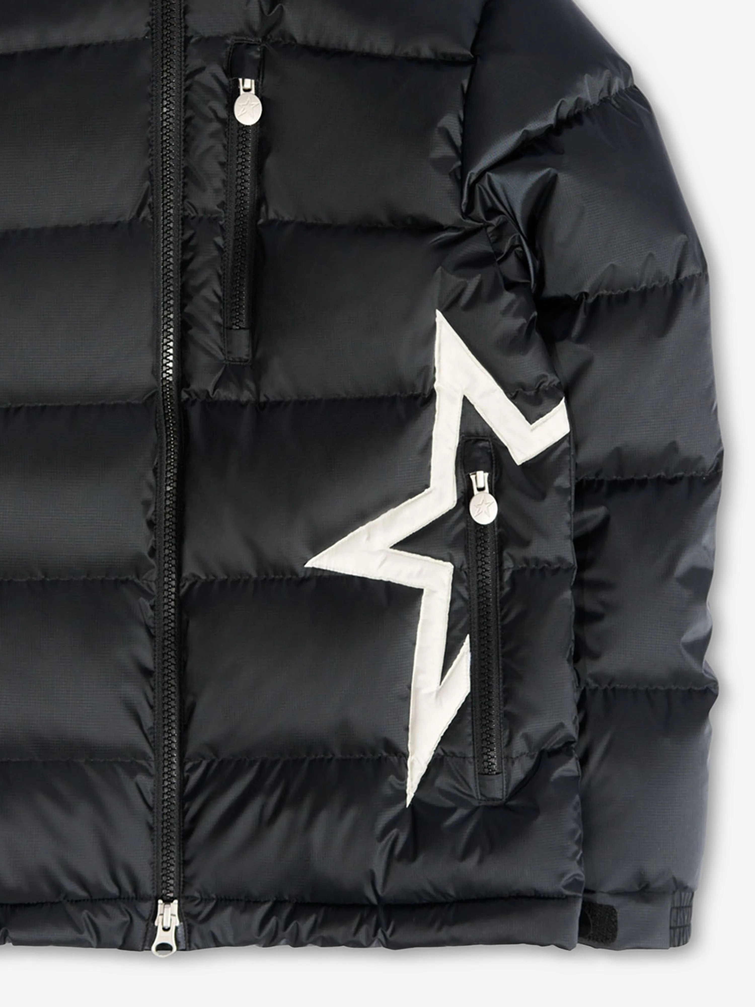 Perfect Moment Kids Super Mojo Daunenjacke in Schwarz