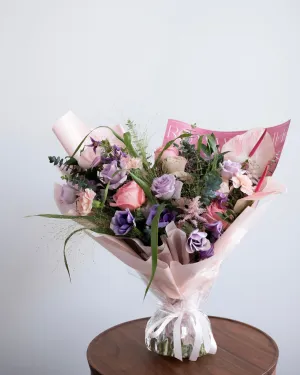 Periwinkle Blossom Bouquet,realistic flower bouquet 