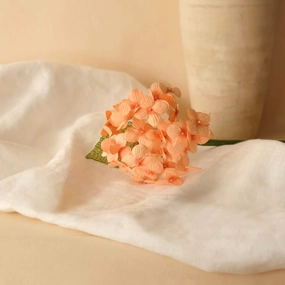 Petit hortensia en papier orange,mother's day bouquet