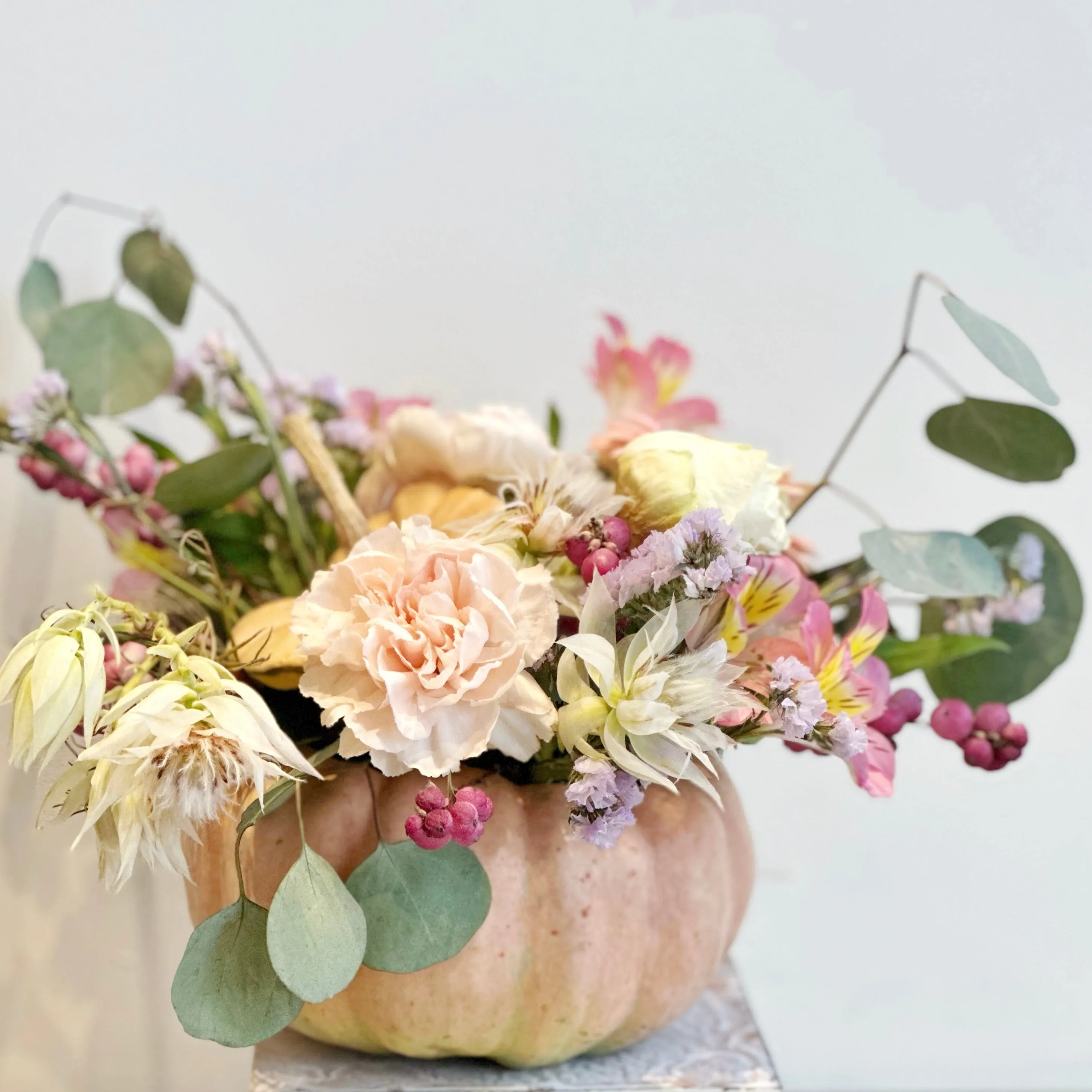 Petite Floral Pumpkin