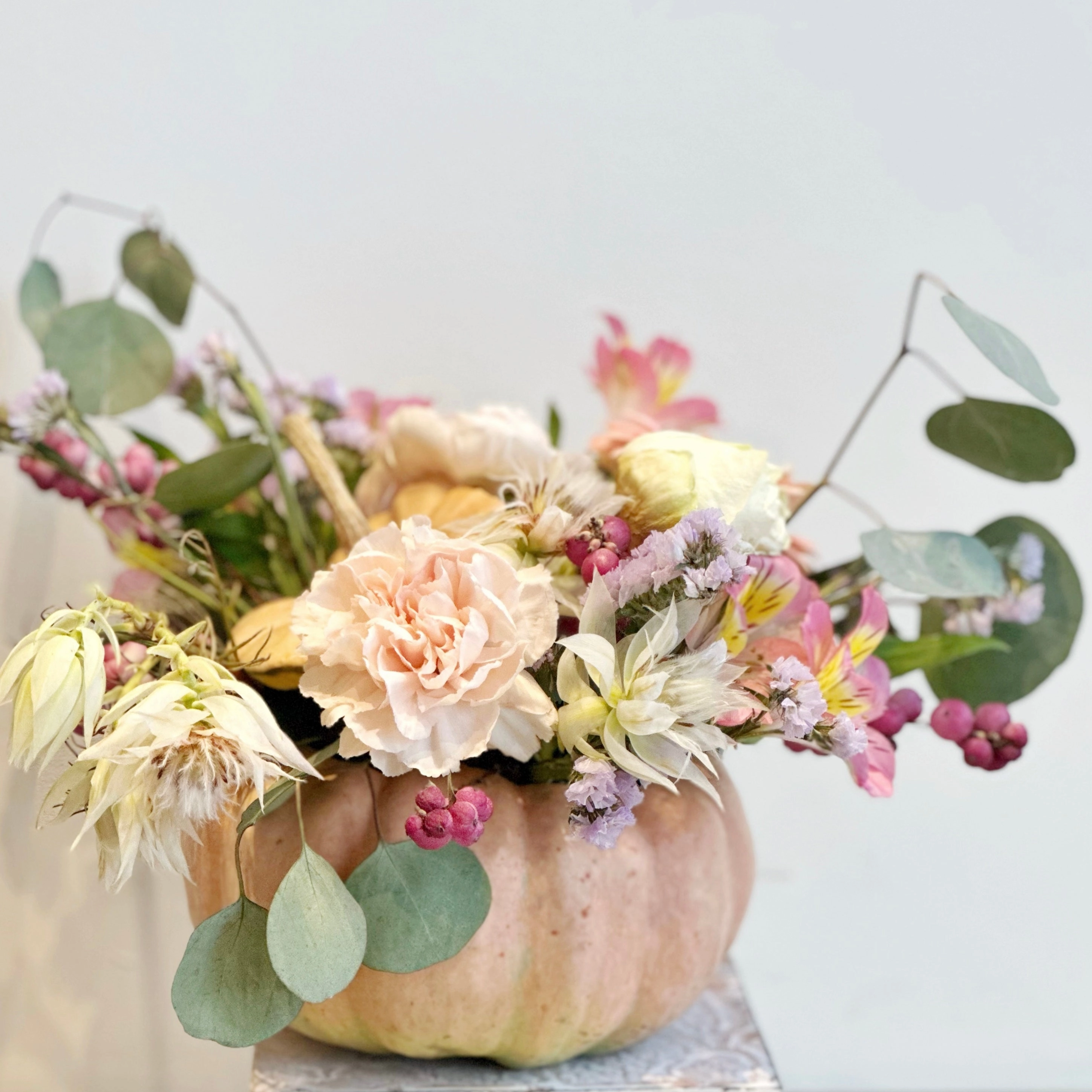 Petite Floral Pumpkin