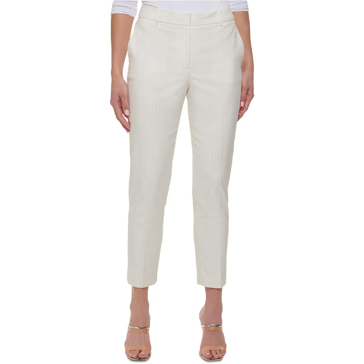Petite Damen Mid-Rise Slim Leg Knöchelhose