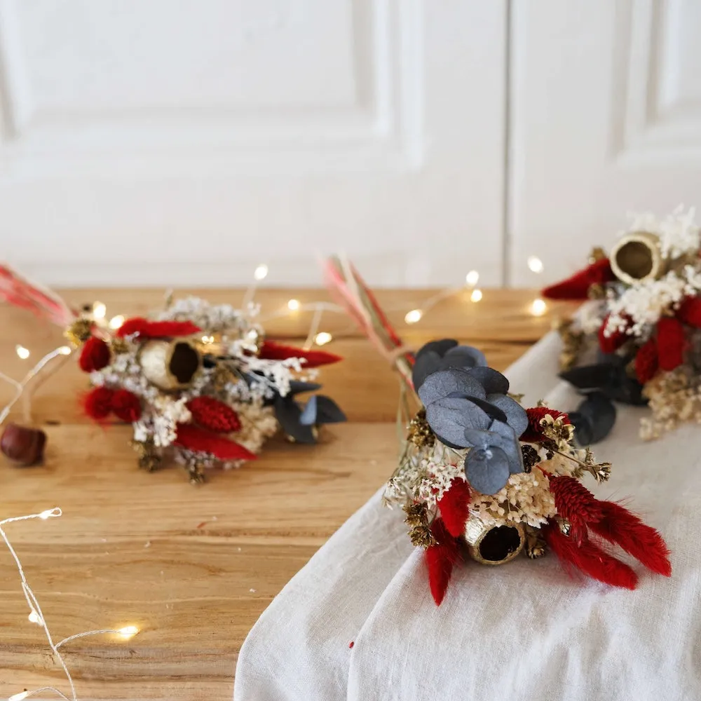 Petits bouquets de Nol x3