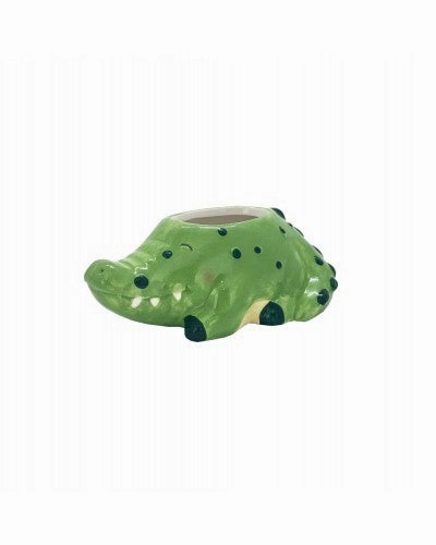 Planter Crocodile 15x8.5x5.5cm,terracotta plant pot