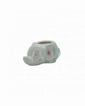 Planter Elephant 14.5 x 8.5 x 5.3cm,terracotta plant pot