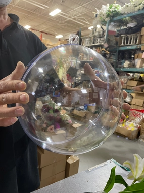 Plastic Ball 25cm/10 Round Bubble Ceiling Ball Terrarium,aesthetic flower vase
