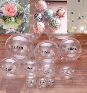 Plastic Ball 4cm/1.5 Round Planter Bubble Ceiling Ball Terrarium,aesthetic flower vase