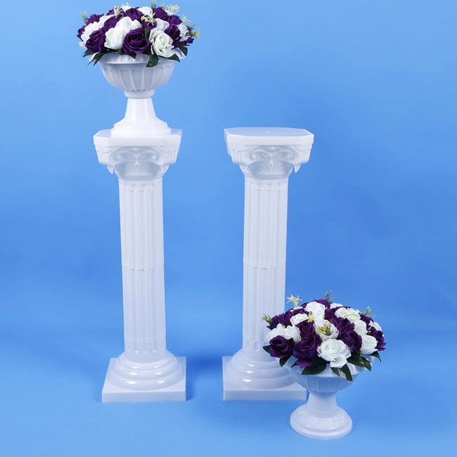 Plastic Roman Column,aesthetic flower vase