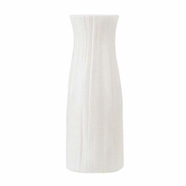 Plastic Vase White Imitation Ceramic