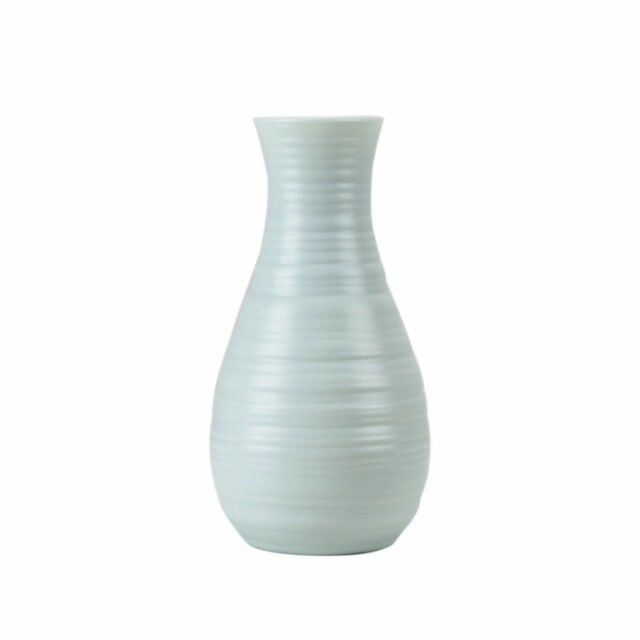 Plastic Vase White Imitation Ceramic