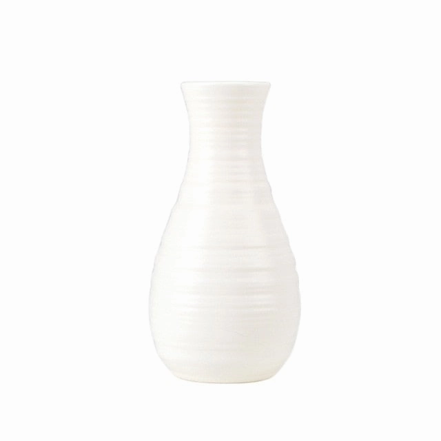 Plastic Vase White Imitation Ceramic